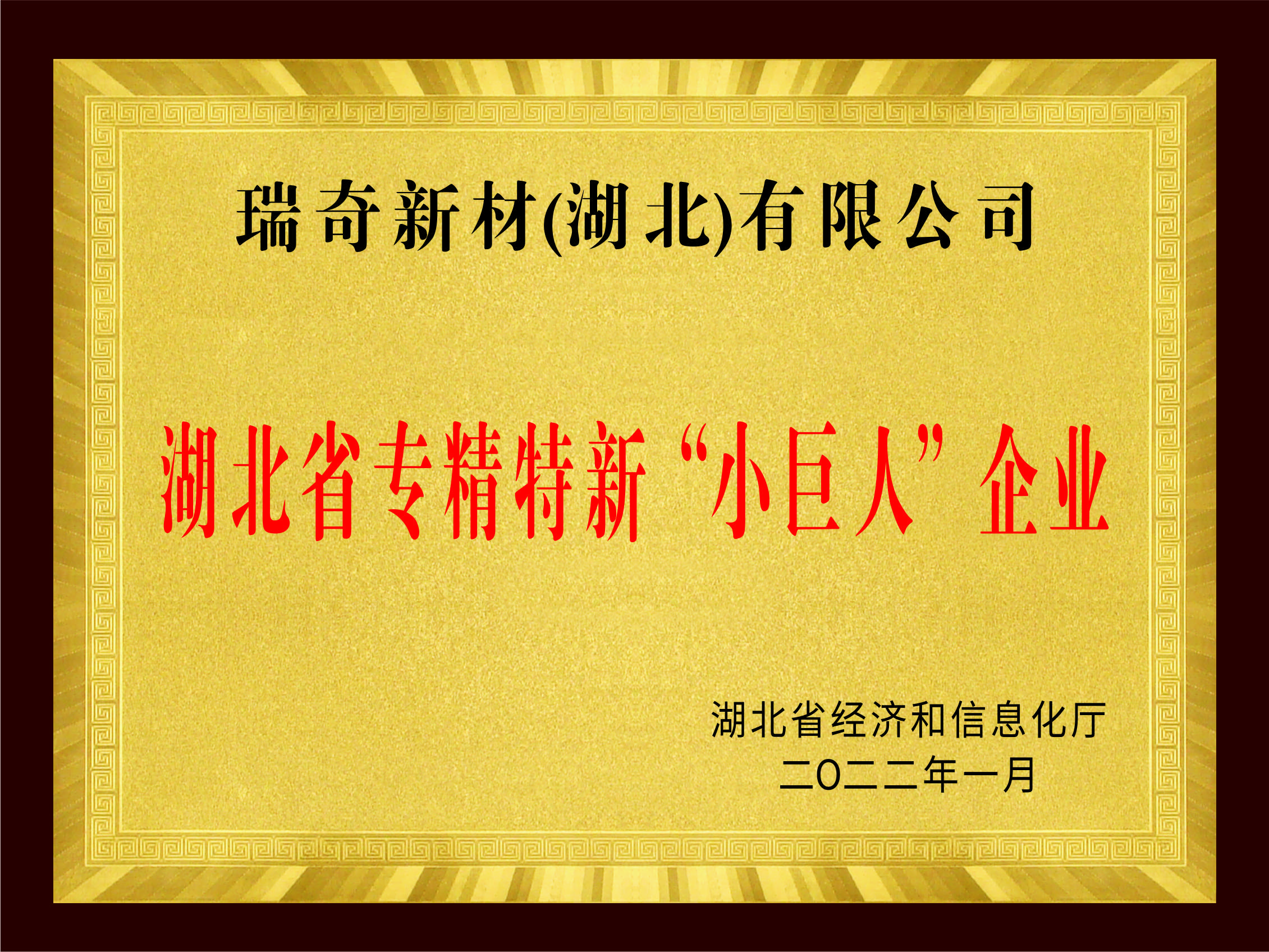 湖北省专精特新“小巨人”企业